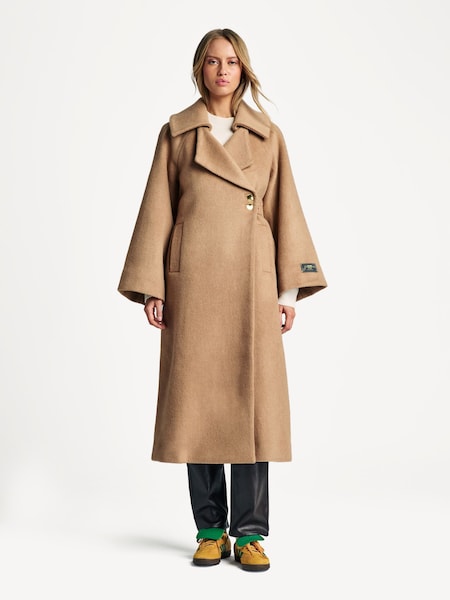 Brown Double Face Wool Coat (AJ6751) | £575
