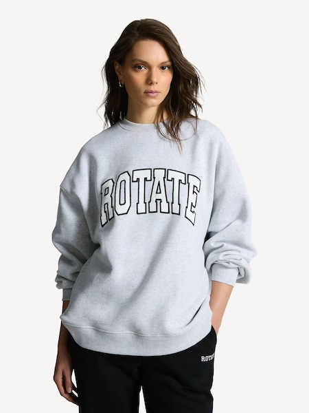 Grey Heavy Crewneck Sweatshirt (AJ7499) | £140
