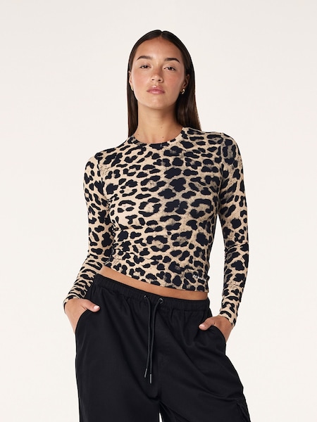Leopard Foundation Long Sleeve Top (AJ7724) | £50