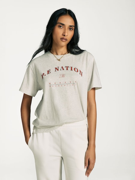 Light Grey Marl Liberation T-Shirt (AJ7725) | £50