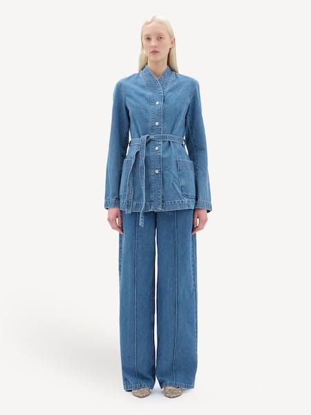 Blue Belt Denim Jacket (AJ9819) | £235