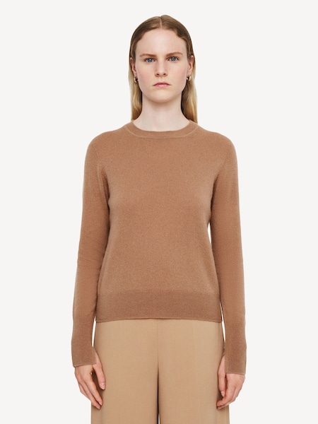 Brown Light Pure Cashmere Jumper (AK0266) | £375