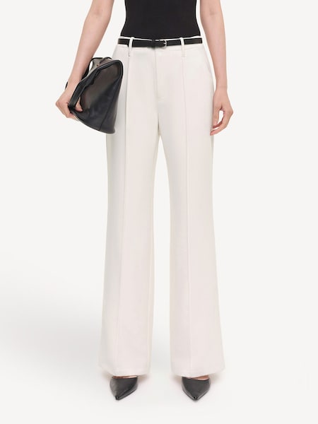 Ivory Ansel Wide Leg Trousers (AK1775) | £365