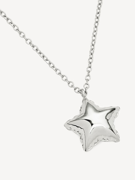 Silver Tone Balloon Star Necklace (AK5651) | £105