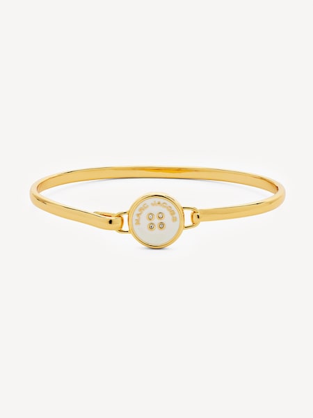 Gold Tone Button Hinge Bracelet (AK5657) | £95