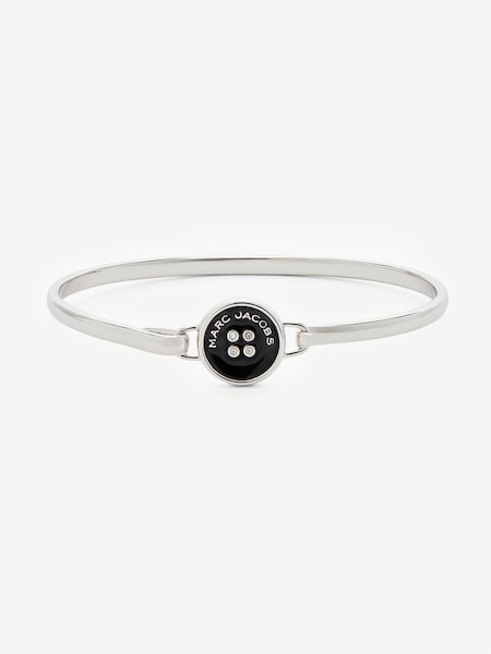 Silver Tone Button Hinge Bracelet (AK5659) | £95