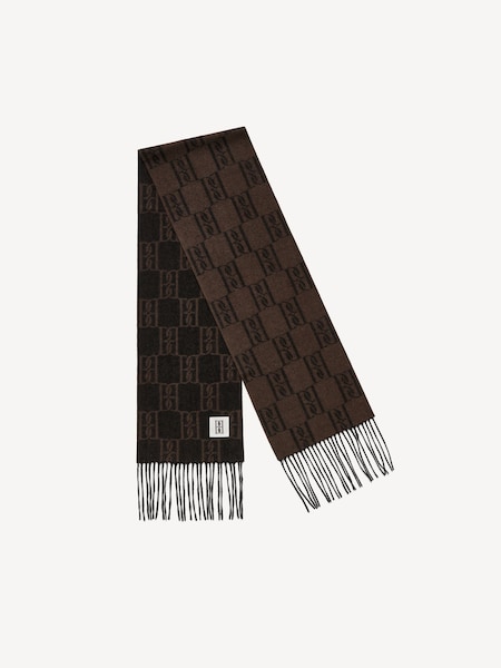 Brown Manno Scarf (AK5662) | £75