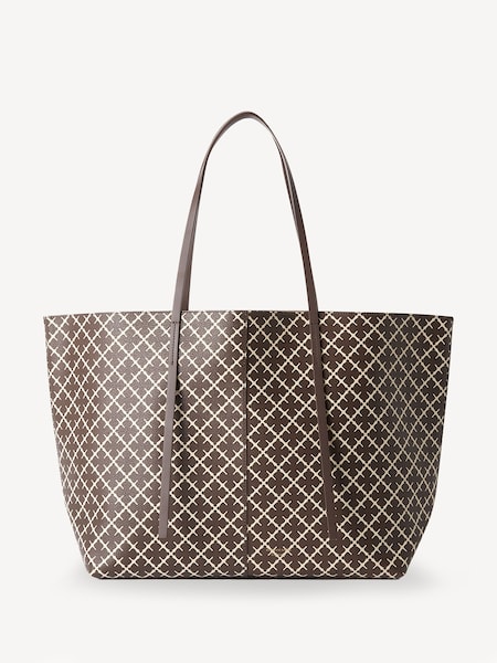 Brown Abi Jacquard Tote (AK5665) | £320