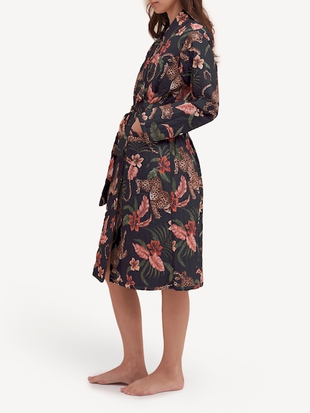 Navy Soleia Quilted Robe (AK7908) | £310