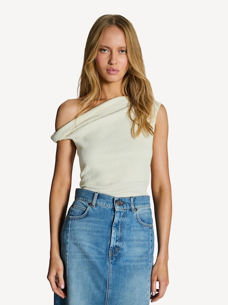 White Lou Off Shoulder Top (AL0446) | £165