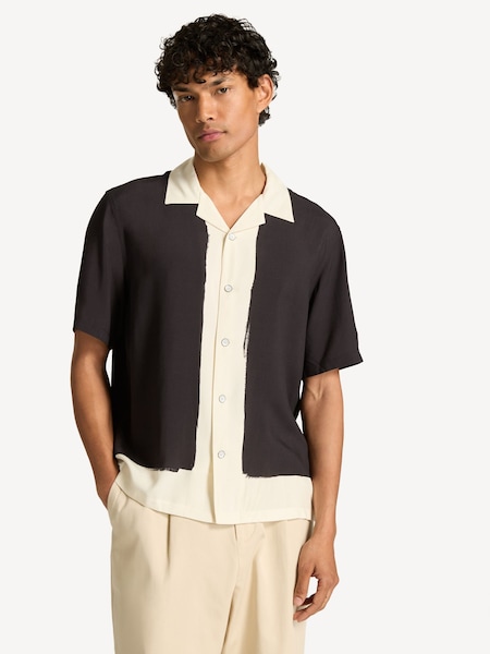 Blue Printed Avery Vacation Shirt (AL0462) | £225