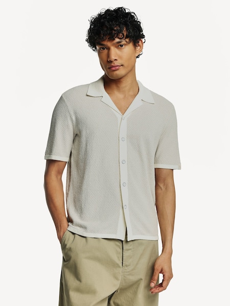 Cream Zig-Zag Avery In Zuma Toweling Shirt (AL0472) | £210