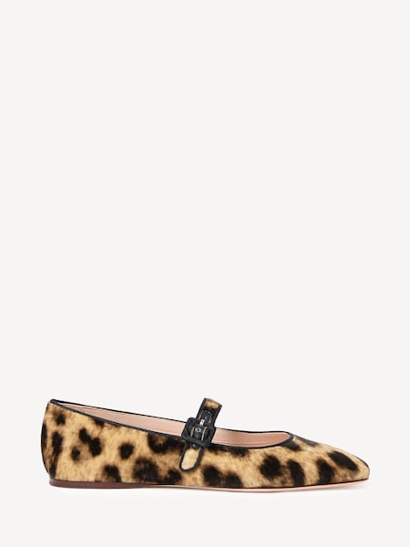 Brown Ginger Mary Jane Flats (AL1769) | £230