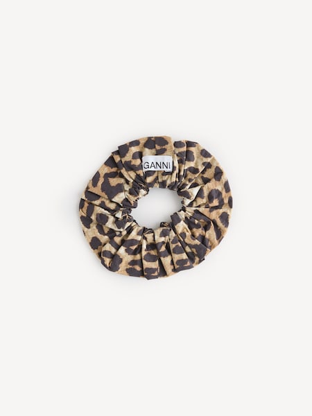 Brown Printed Cotton Scrunchie (AM5007) | £25