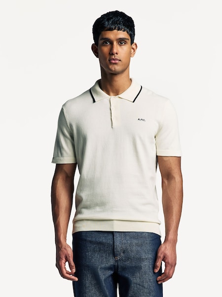 Cream Fynn Polo Shirt (AM5676) | £215