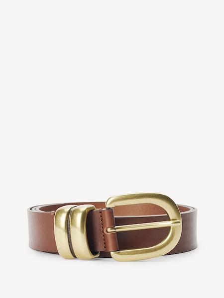 Brown Zoira Leather Belt (AM8771) | £200
