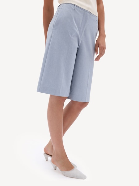 Blue Suiting Bermuda Shorts (AM9161) | £170