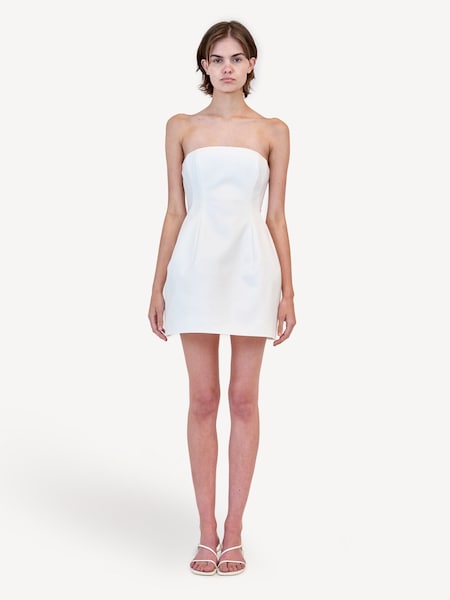 White Arta Bustier Mini Dress (AM9513) | £410