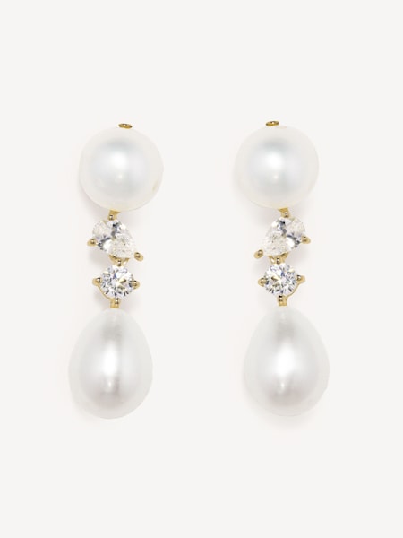 Gold Tone 18ct Gold Plated Earrings (AM9587) | £295