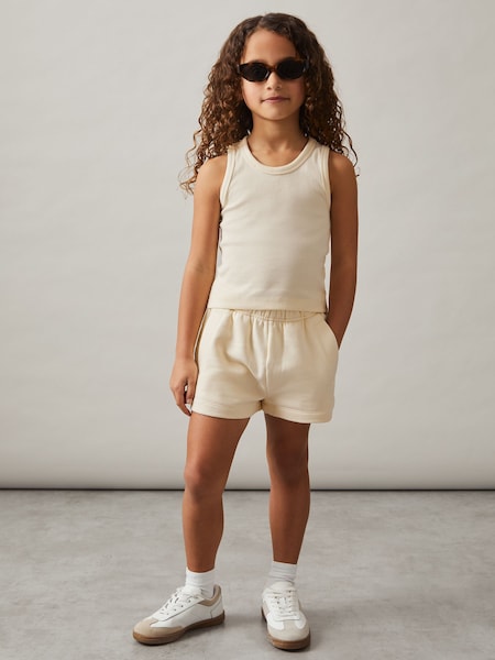 Lemon Violet 9-13 yrs Cotton Blend Ribbed Vest (AN1093) | £8