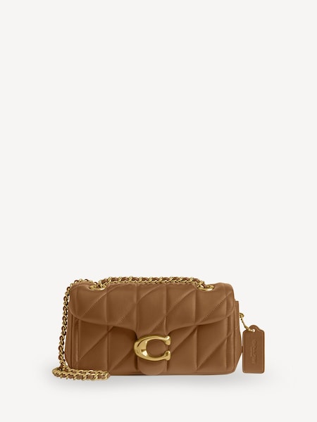 Brown Quilted Leather Tabby Bag 20 (AN2790) | £450