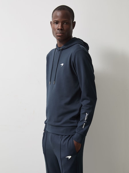 Airforce Blue Apex McLaren F1 Team Interlock Hoodie (AN4994) | £138