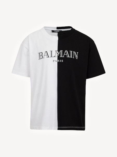 Logo Short Sleeve Colourblock Black T-Shirt (AN5108) | £129 - £138