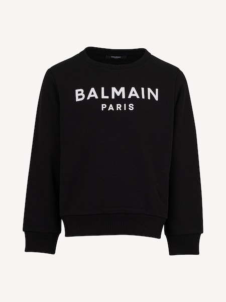 Logo Long Sleeve Crew Neck Black Sweatshirt (AN5120) | £155 - £171