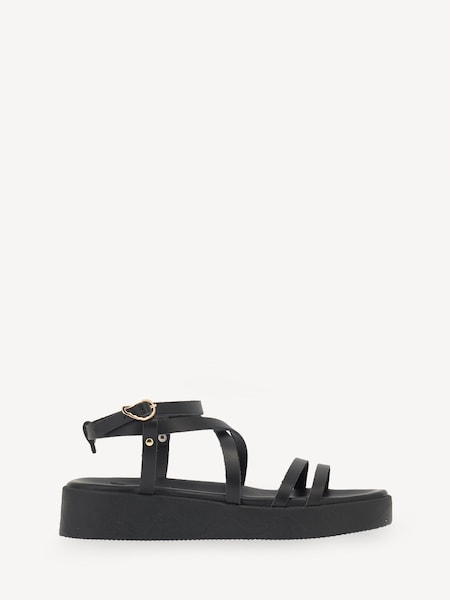 Black Aristea Vachetta Sandals (AN5727) | £220