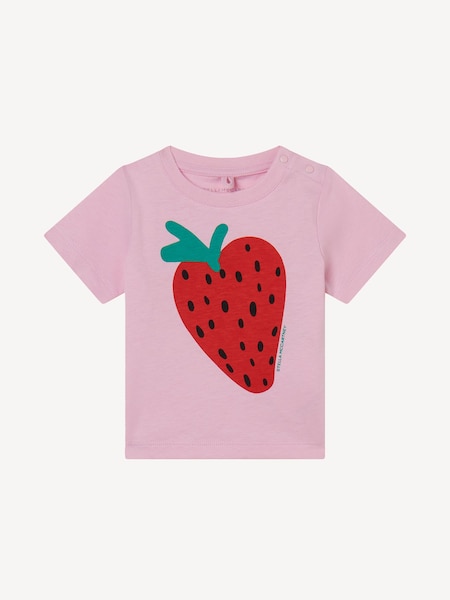 Pink Strawberry Logo Baby Short Sleeve T-Shirt (AN5943) | £46