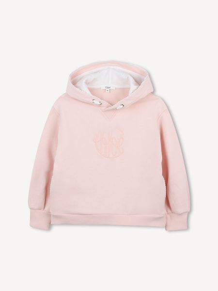 Pink Embroidered Logo Graphic Hoodie (AN6776) | £170