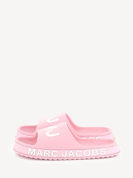 Marc Jacobs Pink Logo Sliders (AN6880) | £75