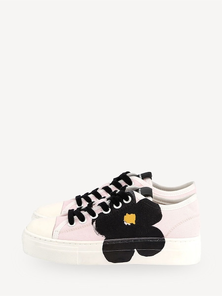 Marc Jacobs Pink Flower Trainers With Logo (AN6884) | £155