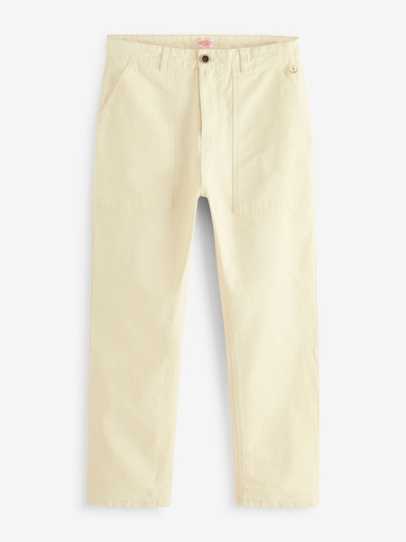 Natural Straight Leg Fatigue 100% Cotton Trousers (AN7607) | £110