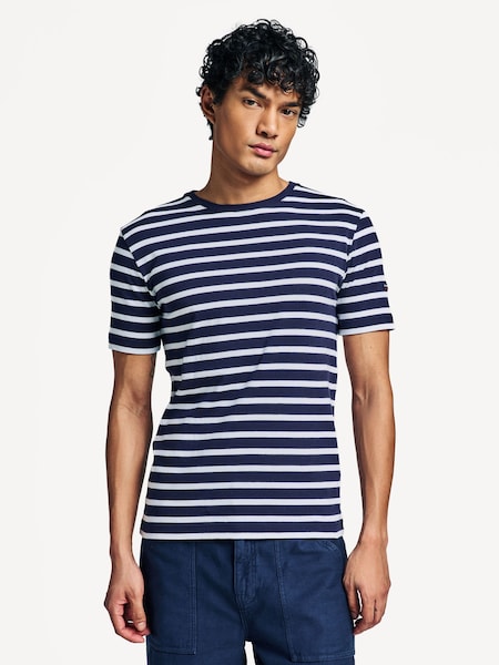 Morgat Breton Stripe Short Sleeve T-Shirt (AN7618) | £50