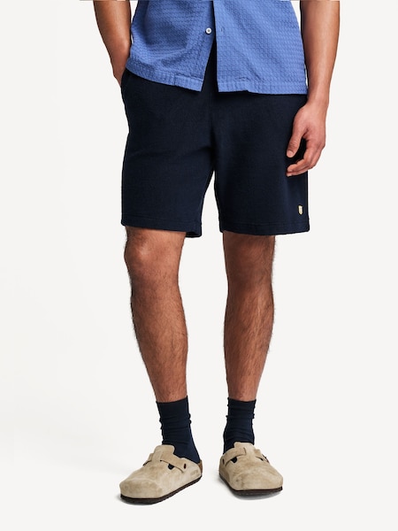 Blue Heritage Towelling Drawstring Sweat Shorts (AN7630) | £80