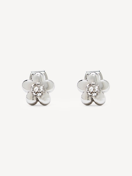 Silver Tone Daisy Micro Earrings (AR2940) | £60