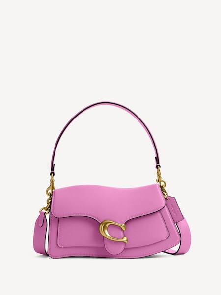Pink Glovetanned Leather Twisted Tabby Shoulder Bag (AR6445) | £495