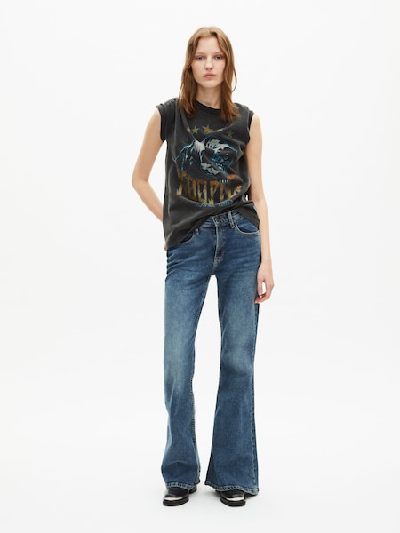 Black Short Sleeved 100% Cotton T-Shirt With Rhinestones (AR6712) | £115