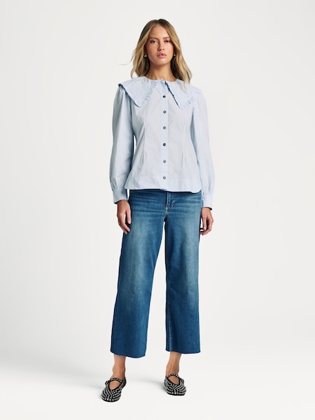 Blue Epic Andi High Rise Ankle Wide Jeans (AR6966) | £295