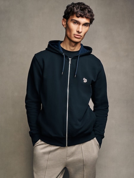Logo Zip-Up Hoodie (AT3117) | £145