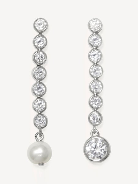 Silver Tone Ascent Earrings (AT3150) | £215