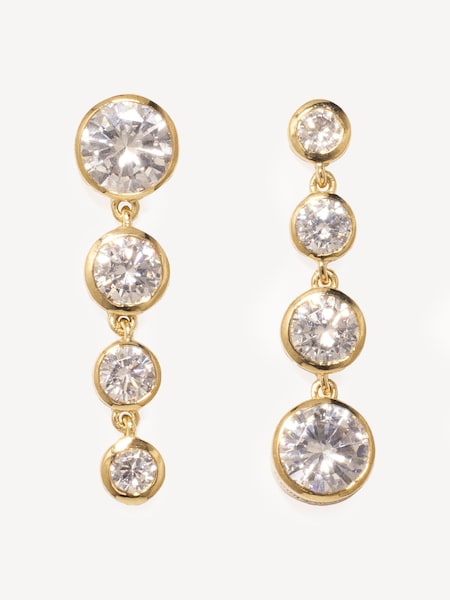 Gold Tone The Light of the Past II Earrings (AT3152) | £225