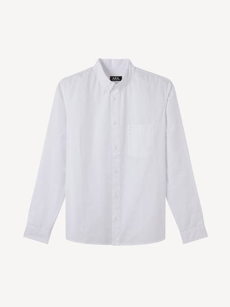 White Embroidered Edouard Shirt (AT6055) | £185