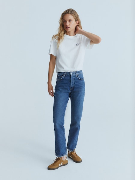 White Boxy Rue Madame T-Shirt (AT6062) | £115