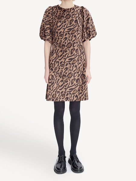 Leopard Print Sterling Mini Dress (AT6073) | £385