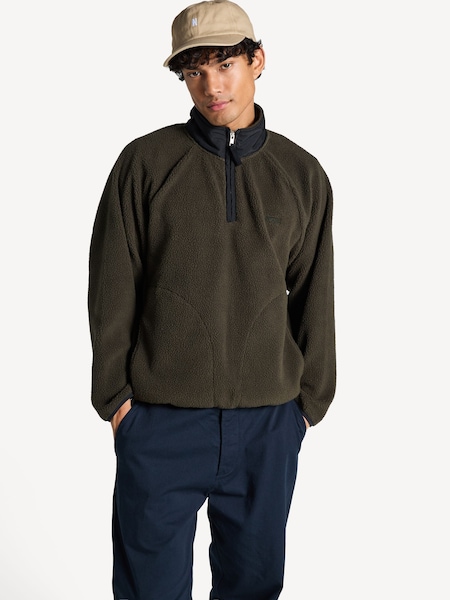 Green Embroidered Island Fleece Sweatshirt (AT6090) | £295