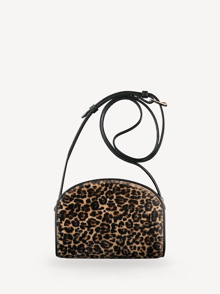 Cheetah Print Mini Half-Moon Bag (AT6098) | £415