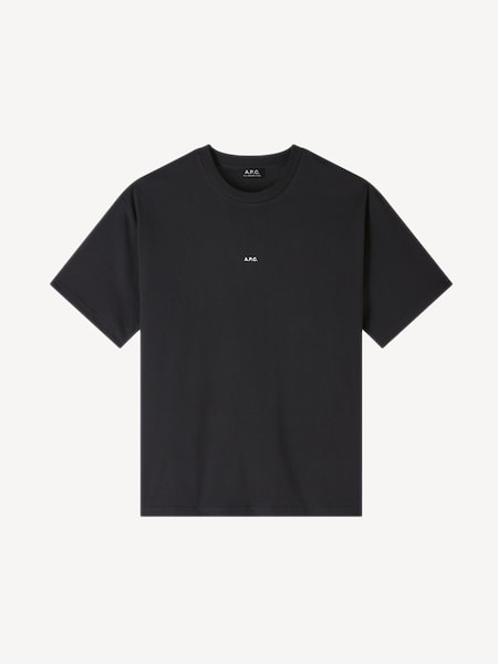 Black Micro Logo Boxy T-Shirt (AT6105) | £125