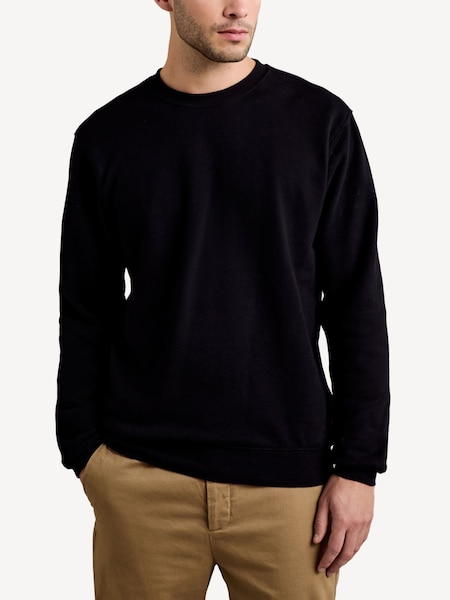 Black Patch Crew Sweatshirt (AT8270) | £75